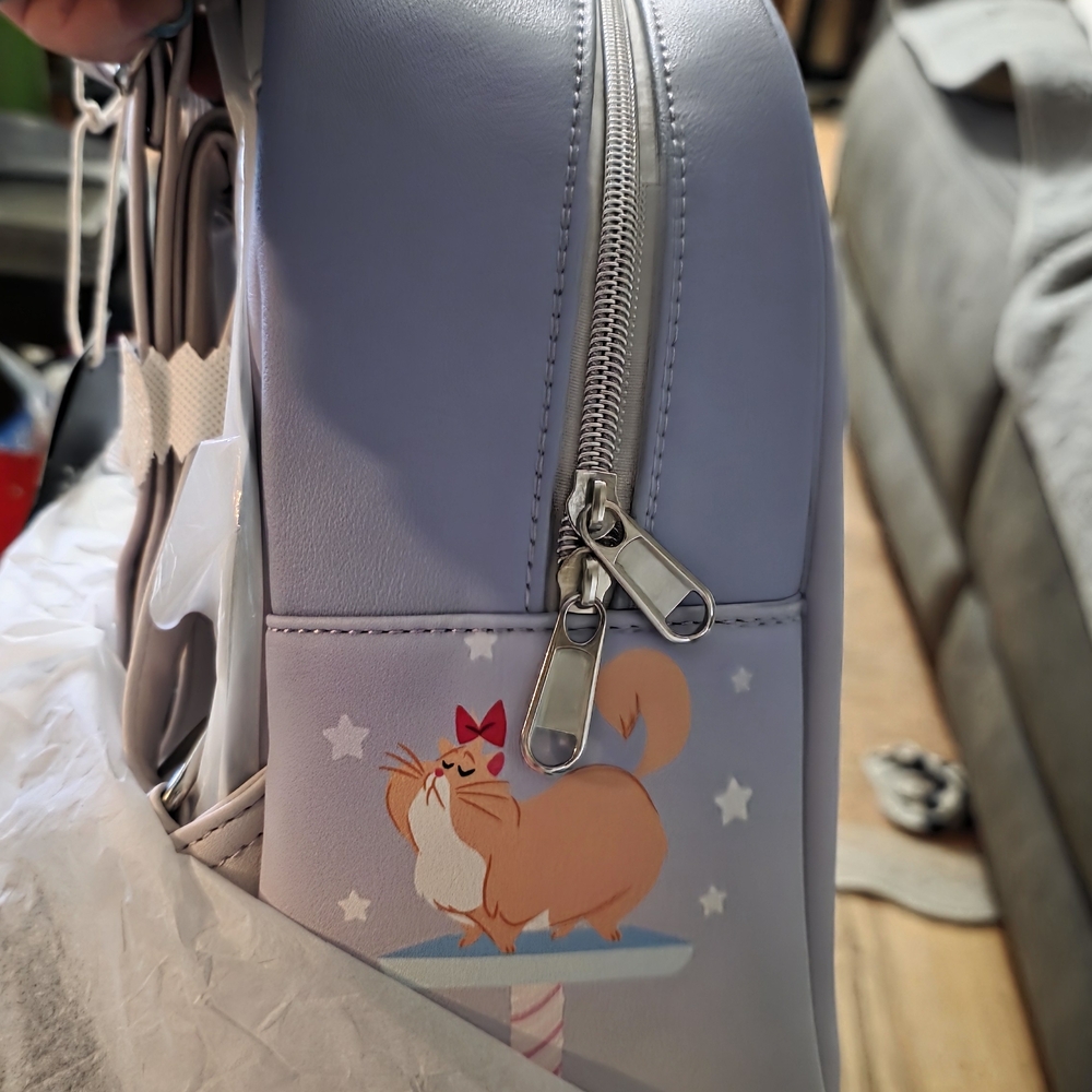 Loungefly Disney Cat-Themed Backpack - Purple and Multicolor - Picture 2 of 2